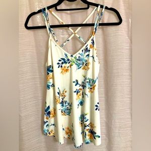 Paper moon cross back tank top - Small